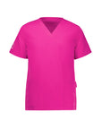 Biz Care Womens Pink V-Neck Scrub Top (CST245LS)