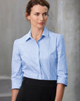 Biz Collection Ladies Euro 3/4 Sleeve Shirt (S812LT)-Clearance