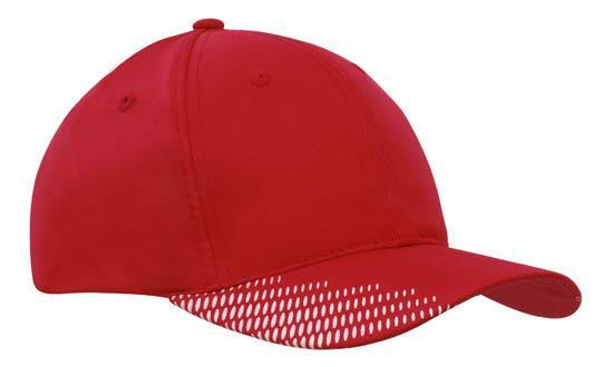 Headwear Breathable Poly Twill With Peak Flash Print (4007)