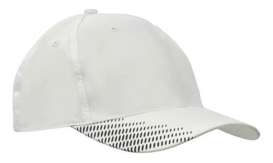 Headwear Breathable Poly Twill With Peak Flash Print (4007)