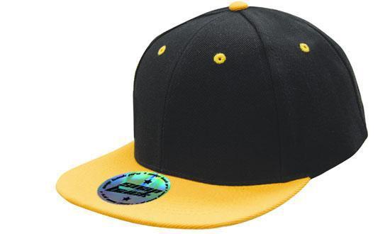 Headwear Premium American Twill With Snap 59 Styling - Two Tone Cap (4106)