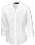 DNC Ladies Tonal Stripe 3/4 Sleeve Shirts (4236)