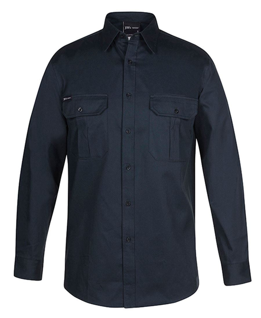 JB's Wear Long Sleeve 190g Work Shirt (6WLS)