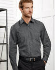 Biz Collection Mens Bondi Long Sleeve Shirt (S306ML)